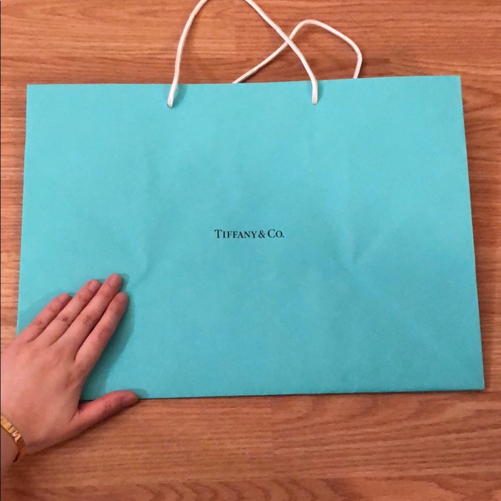Tiffany median/large paper shopping bag